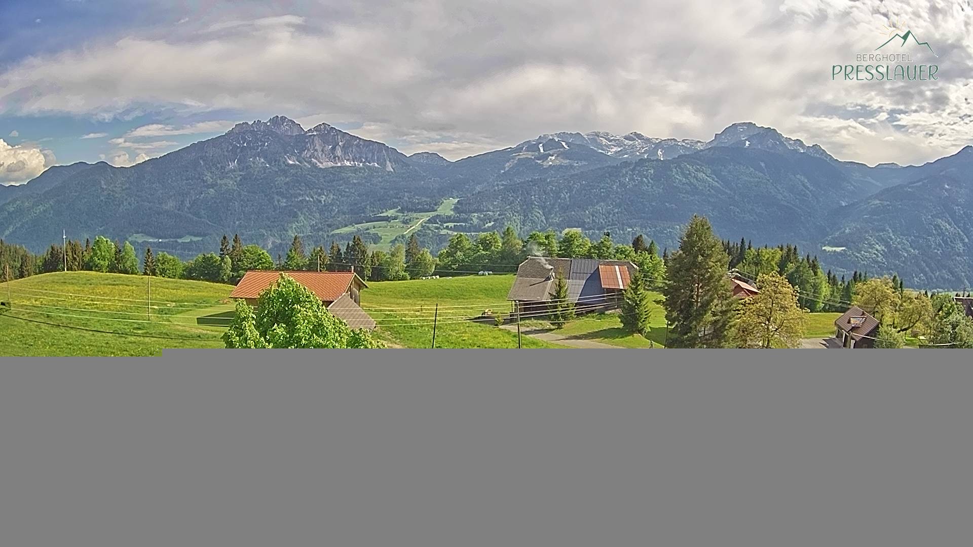 Archiv Foto Webcam Ausblick vom Berghotel Presslauer in Kärnten