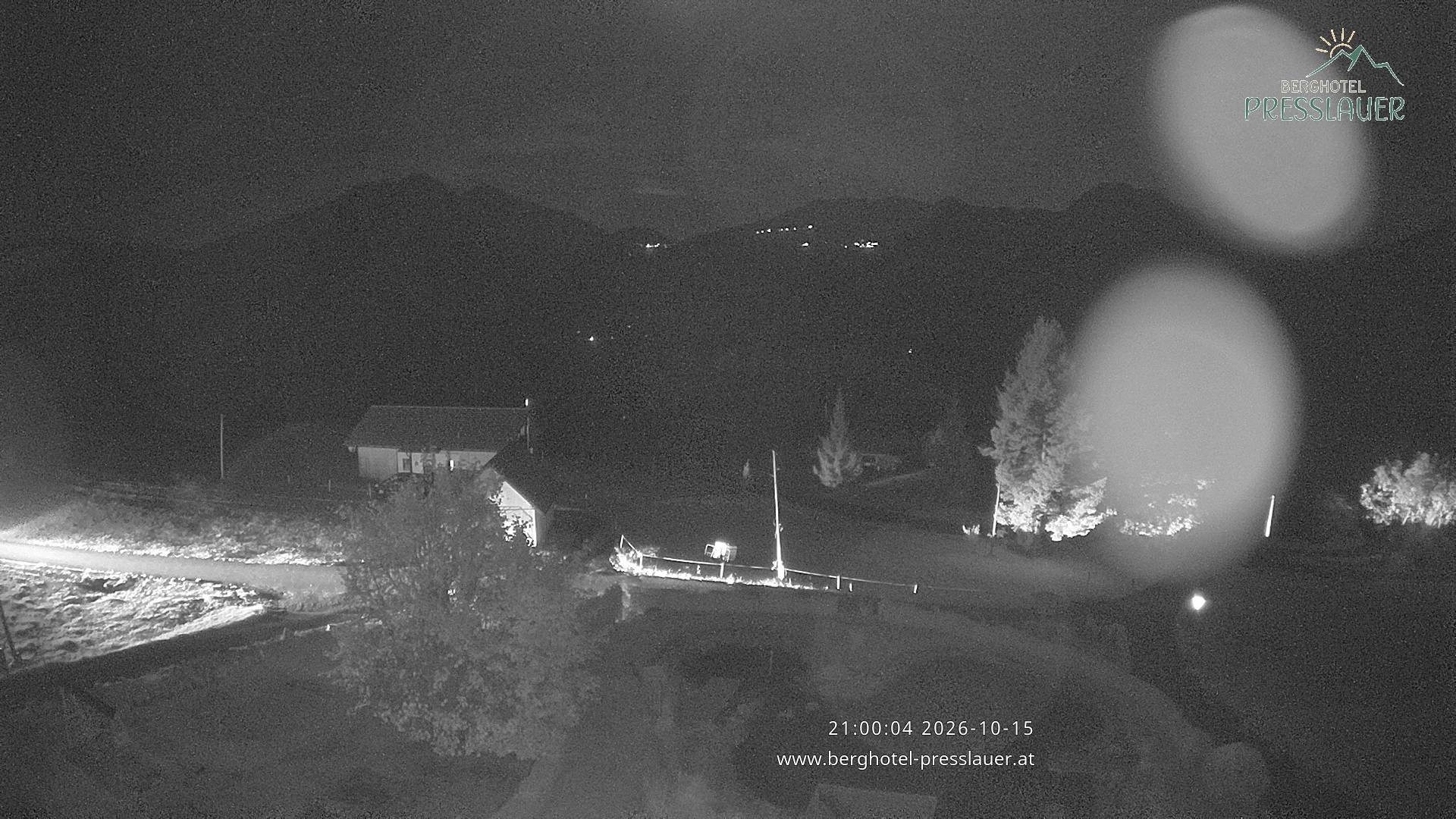 Archiv Foto Webcam Ausblick vom Berghotel Presslauer in Kärnten