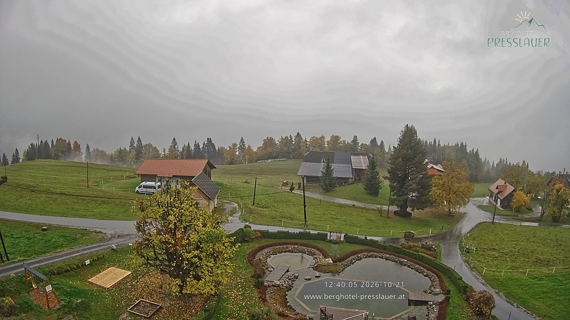 Archiv Foto Webcam Ausblick vom Berghotel Presslauer in Kärnten