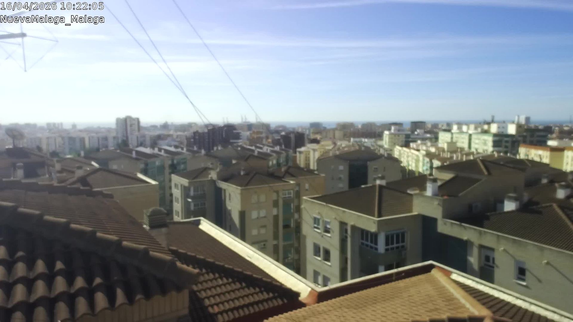 Archived image Webcam Malaga: New Malaga