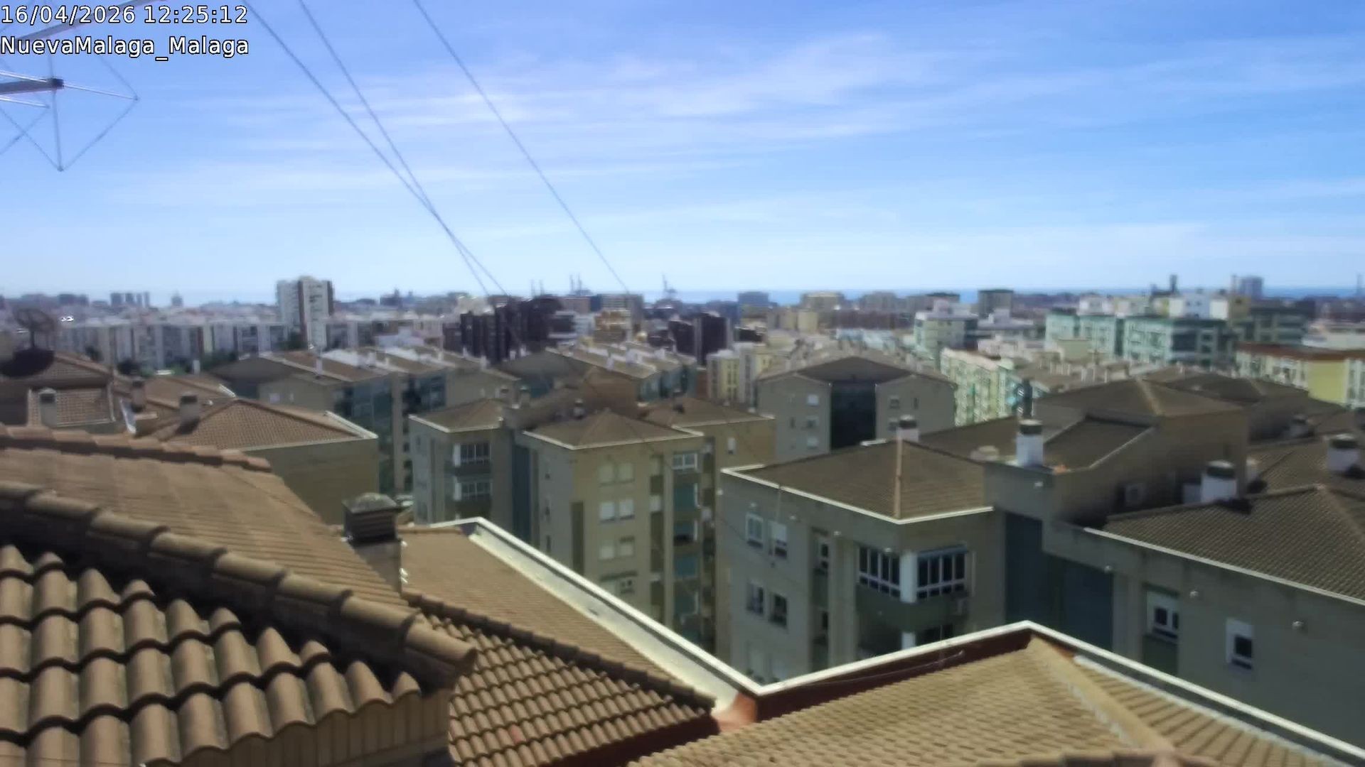 Archived image Webcam Malaga: New Malaga