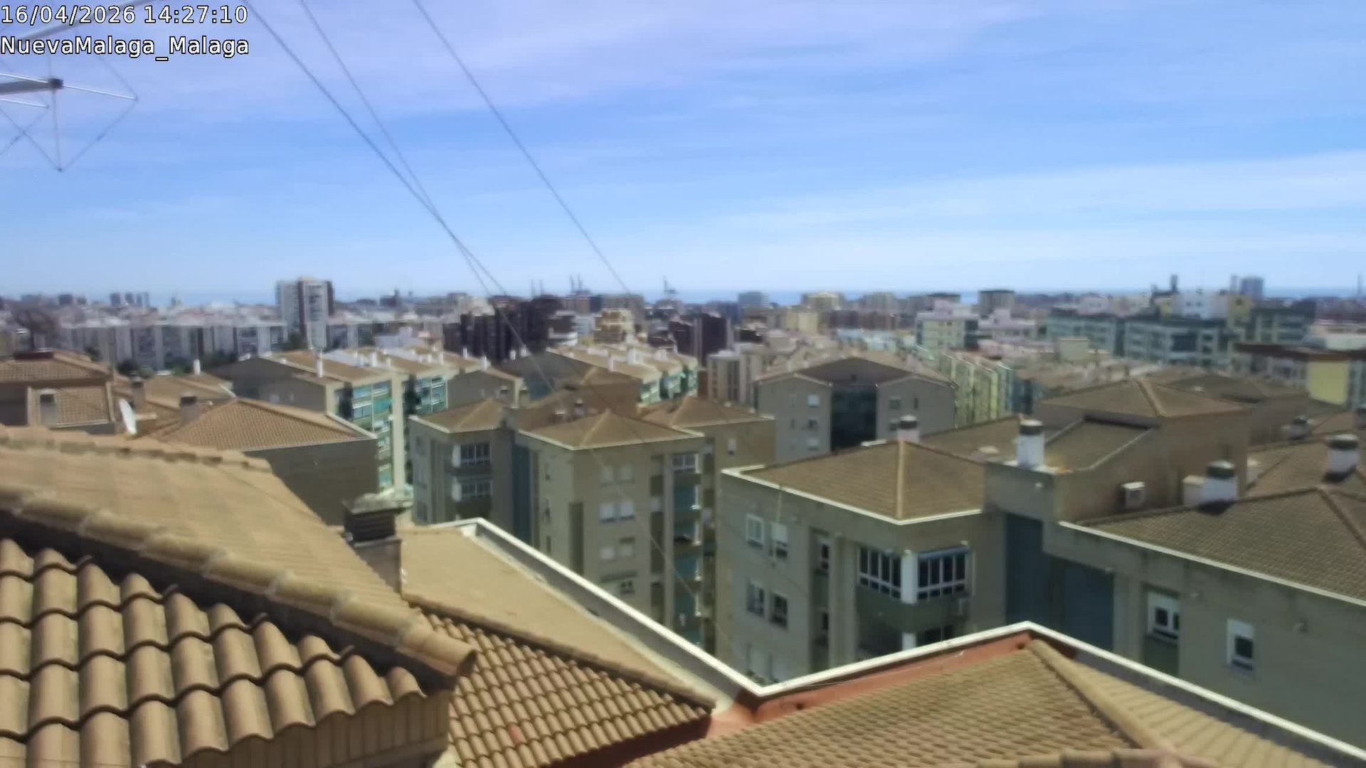 Archived image Webcam Malaga: New Malaga