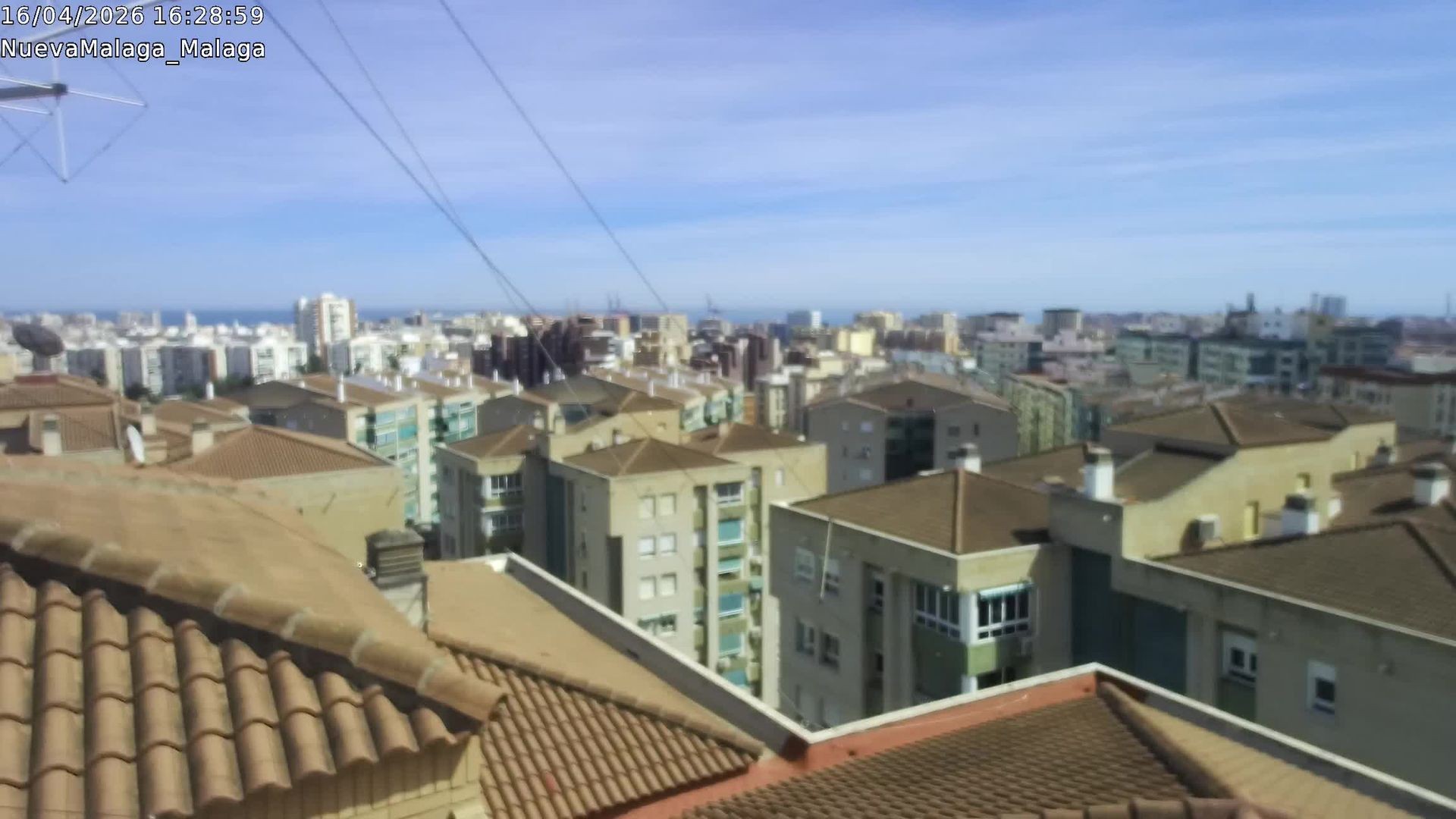 Archived image Webcam Malaga: New Malaga