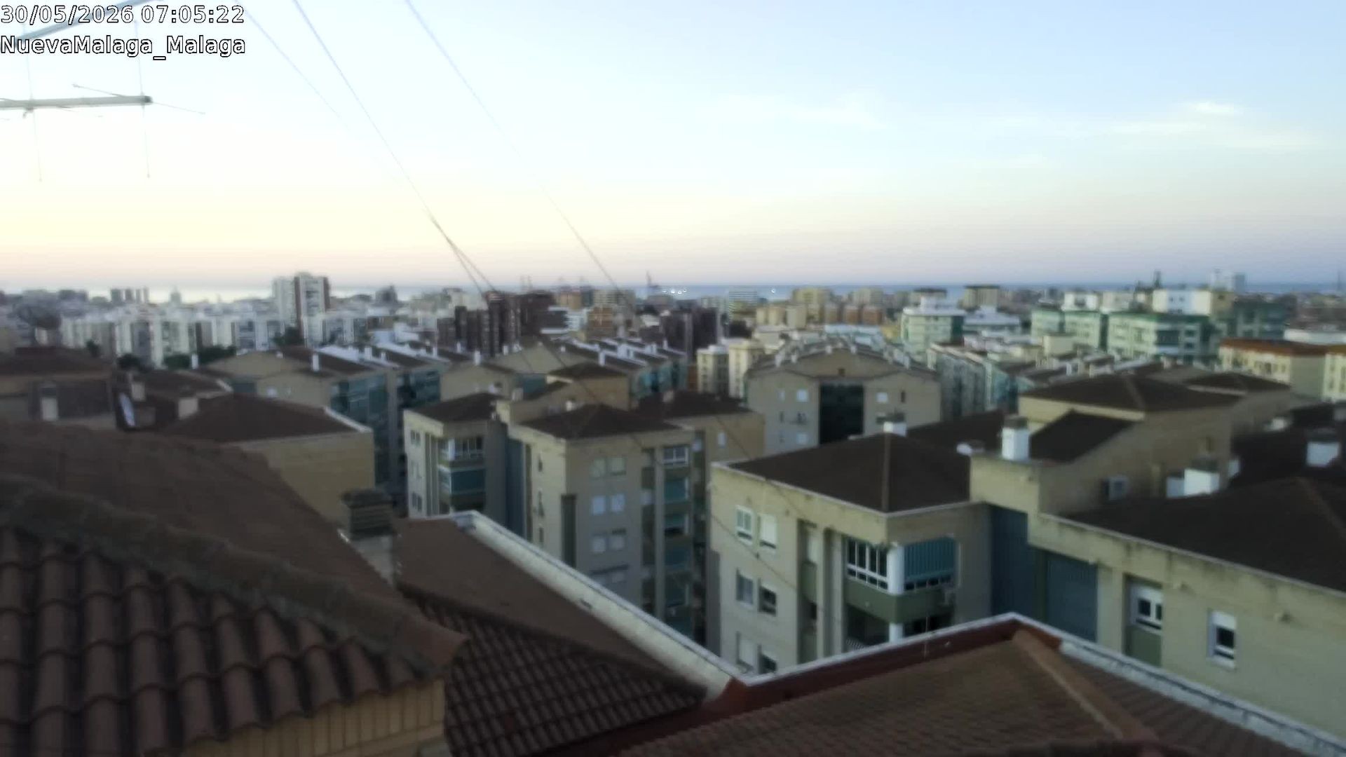 Archived image Webcam Malaga: New Malaga