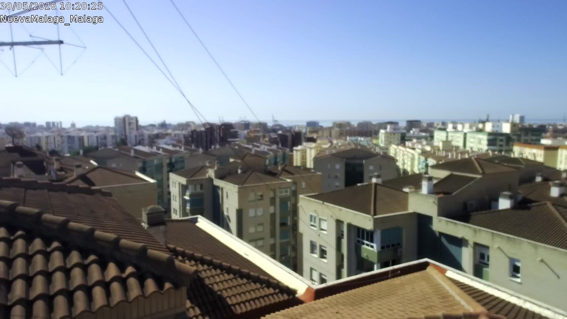 Archived image Webcam Malaga: New Malaga