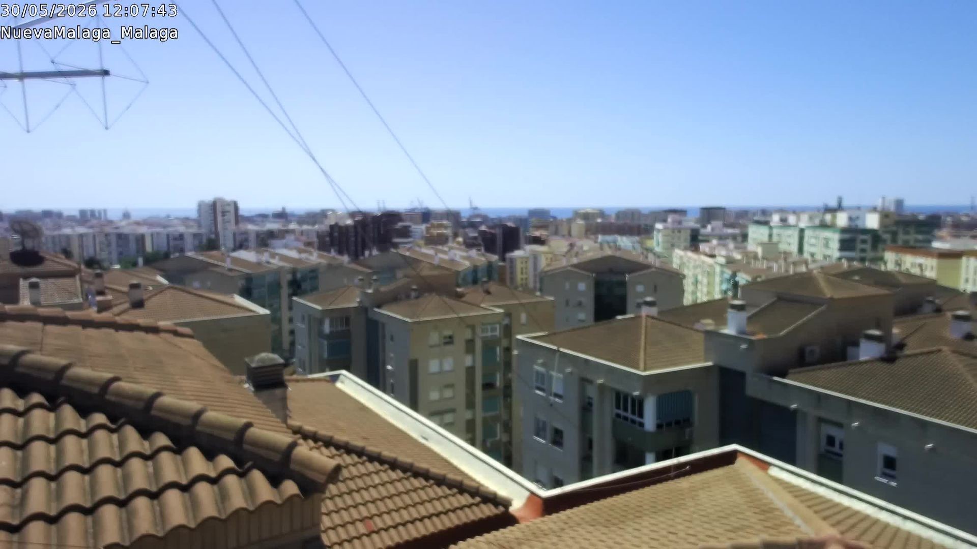 Archived image Webcam Malaga: New Malaga