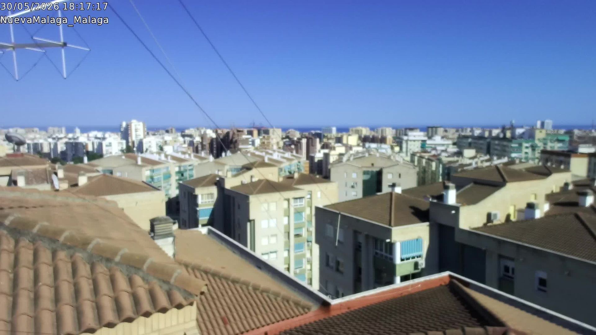 Archived image Webcam Malaga: New Malaga