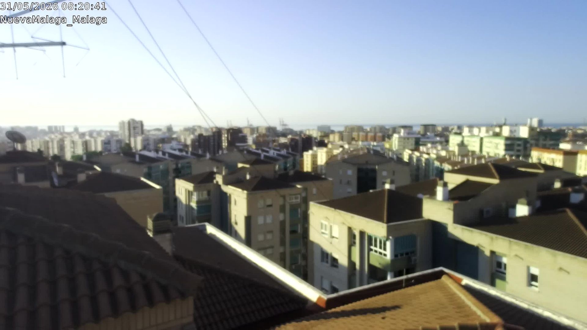 Archived image Webcam Malaga: New Malaga