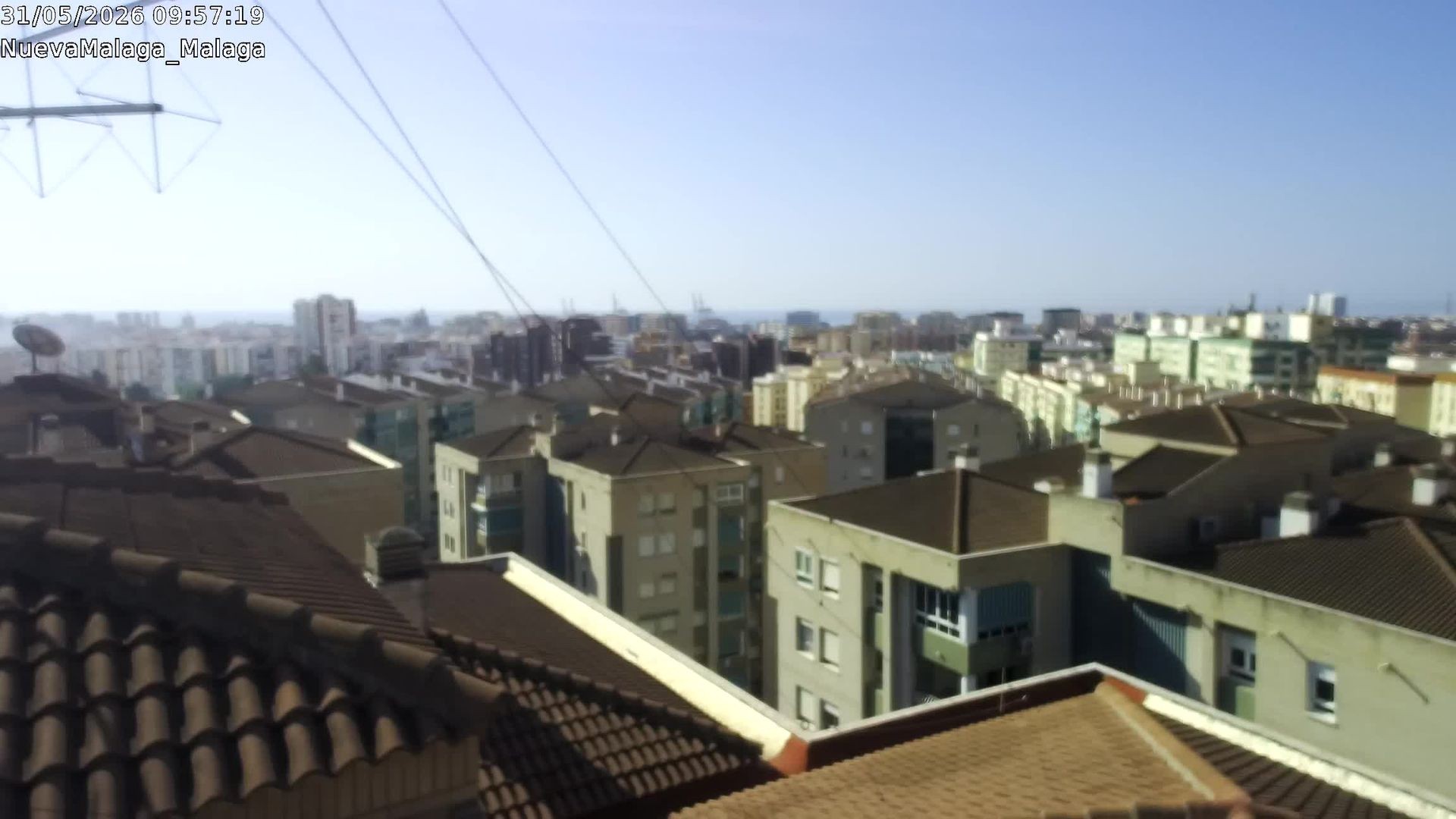 Archived image Webcam Malaga: New Malaga