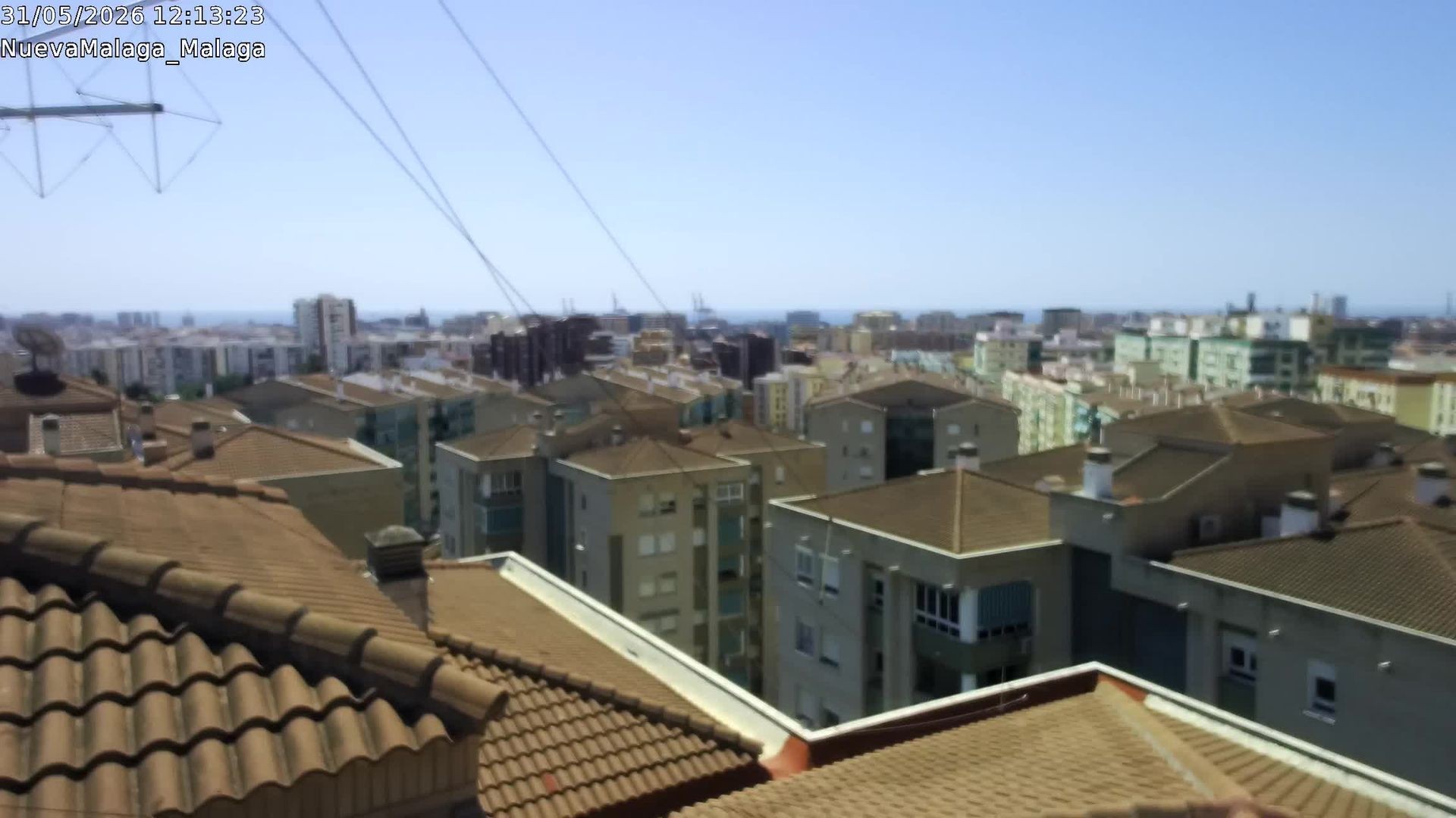 Archived image Webcam Malaga: New Malaga