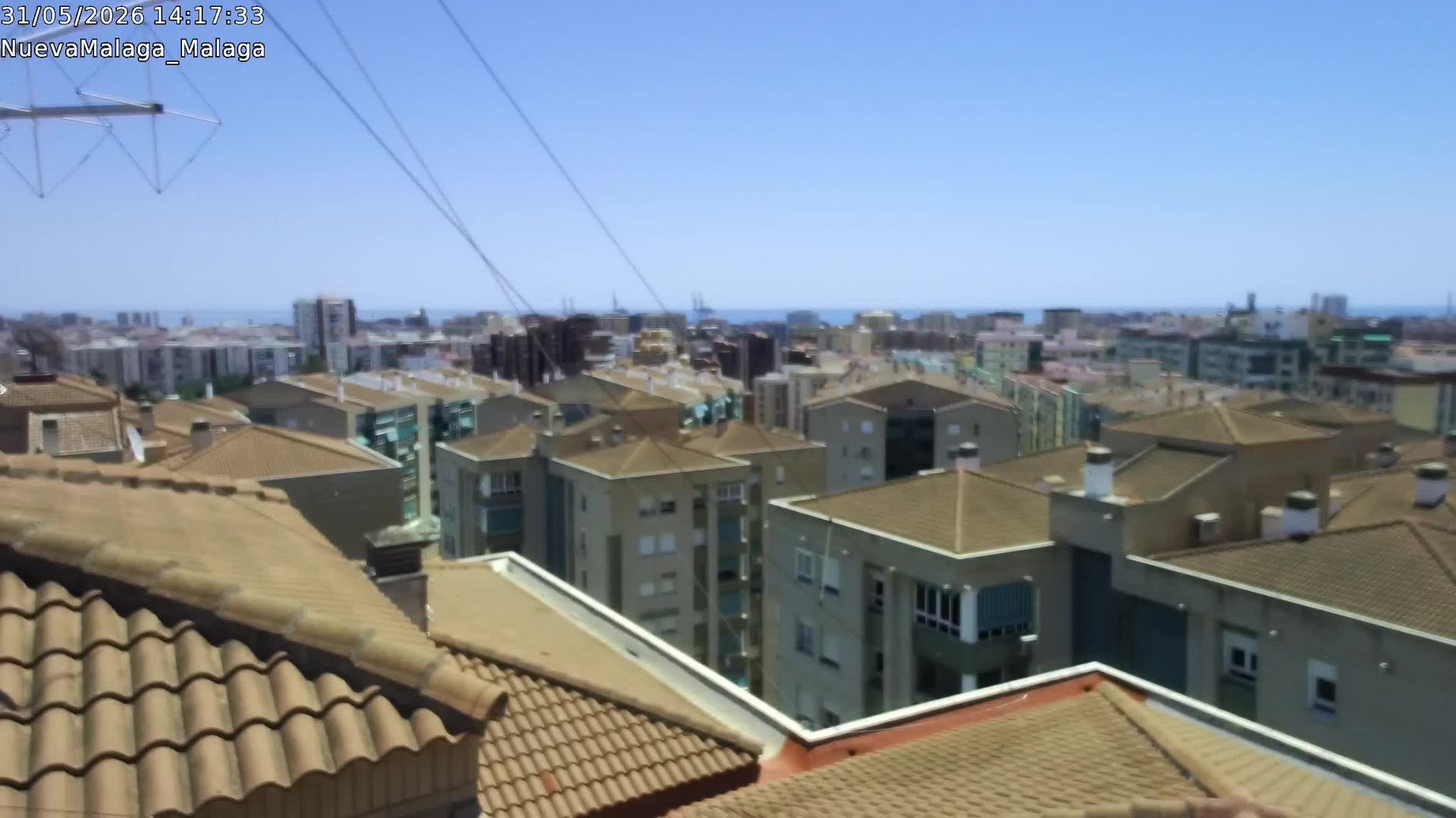 Archived image Webcam Malaga: New Malaga