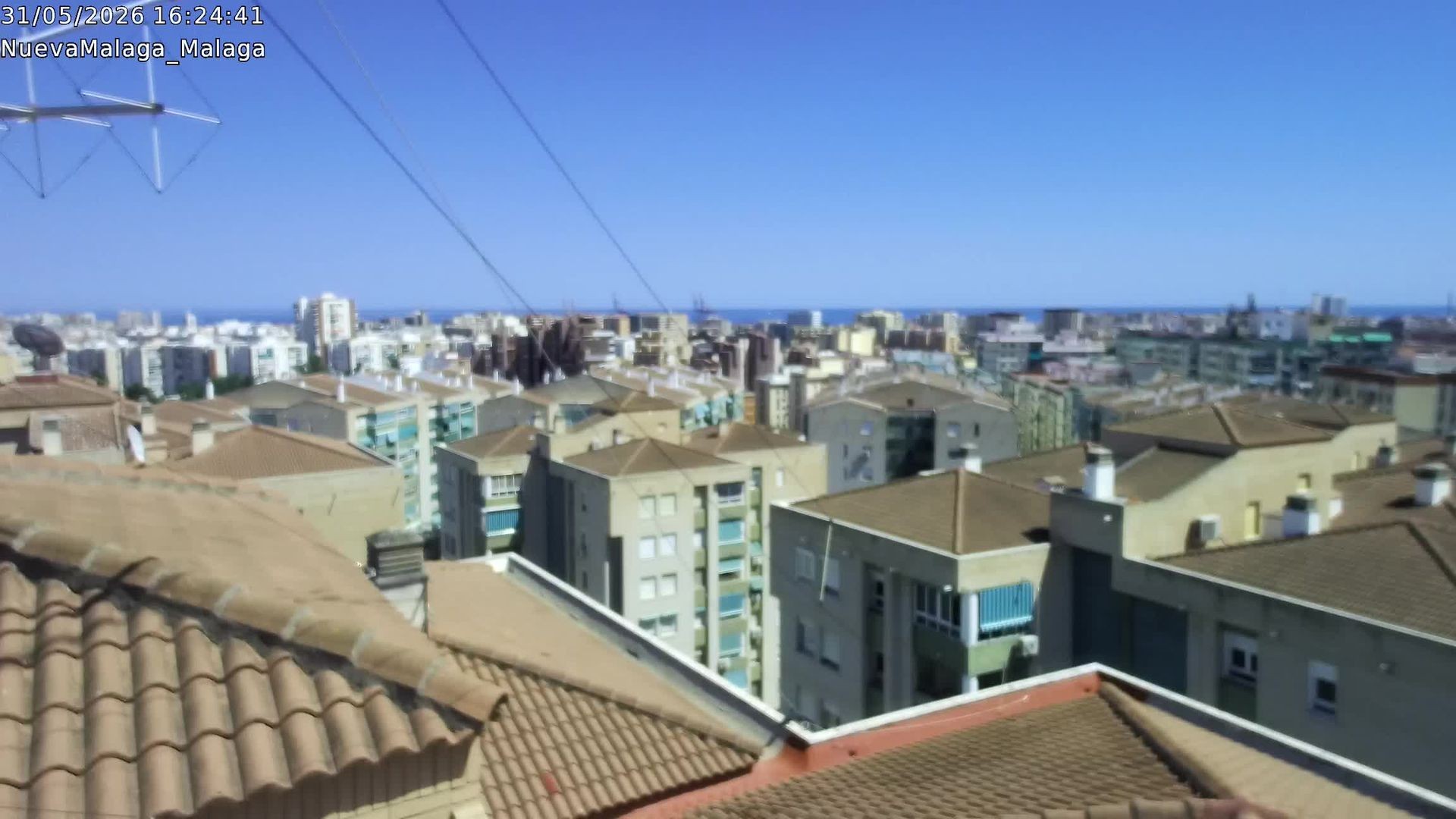 Archived image Webcam Malaga: New Malaga