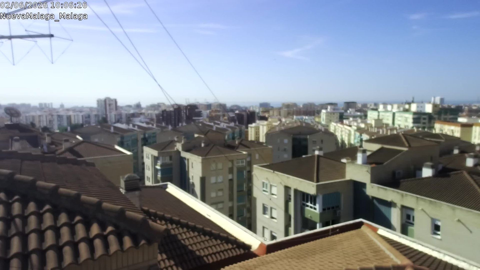 Archived image Webcam Malaga: New Malaga