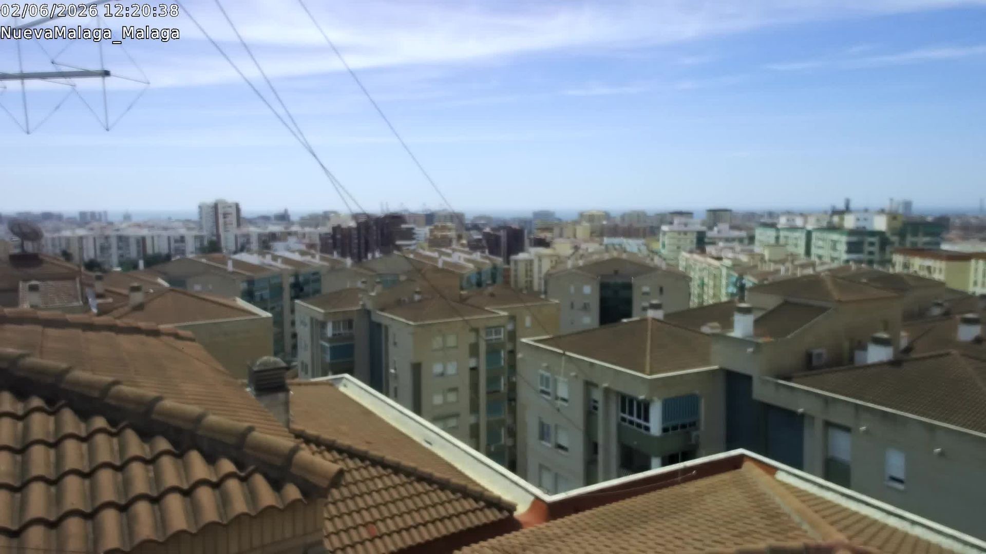Archived image Webcam Malaga: New Malaga