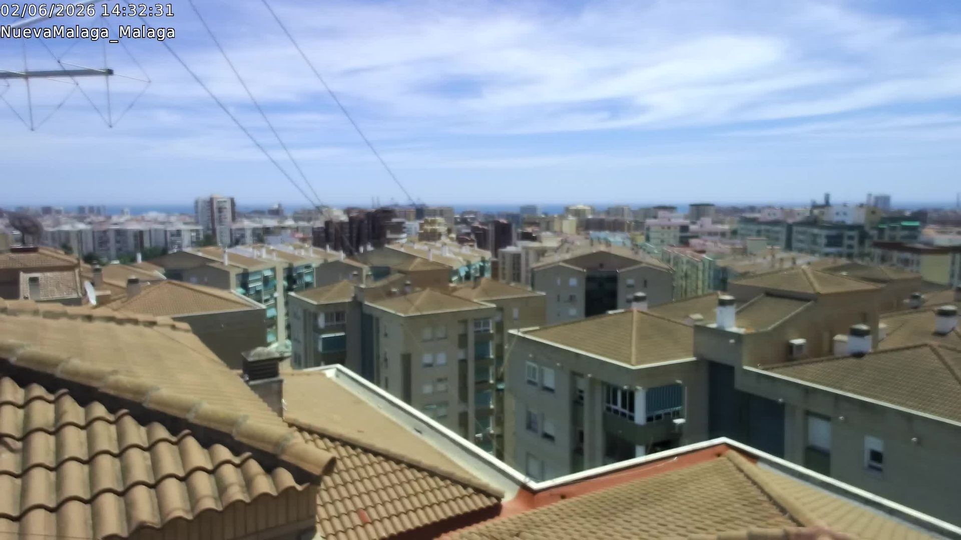 Archived image Webcam Malaga: New Malaga