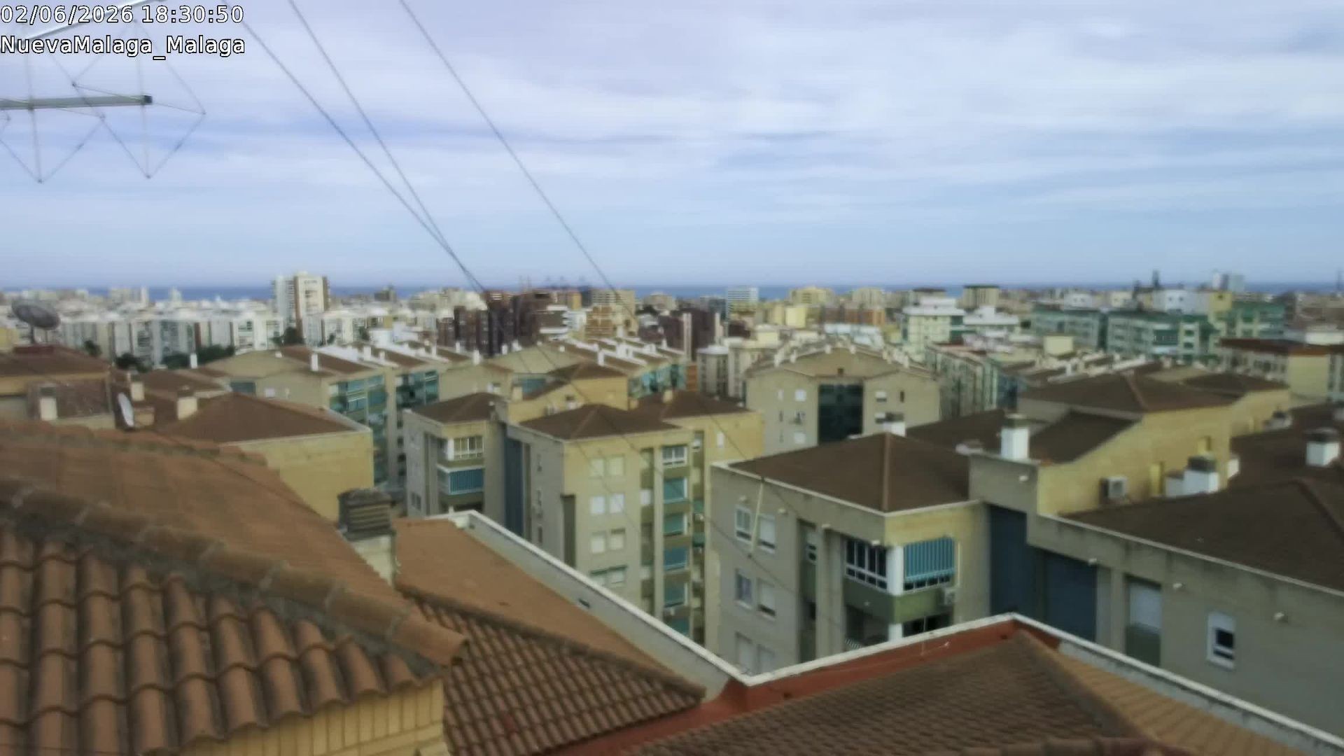 Archived image Webcam Malaga: New Malaga