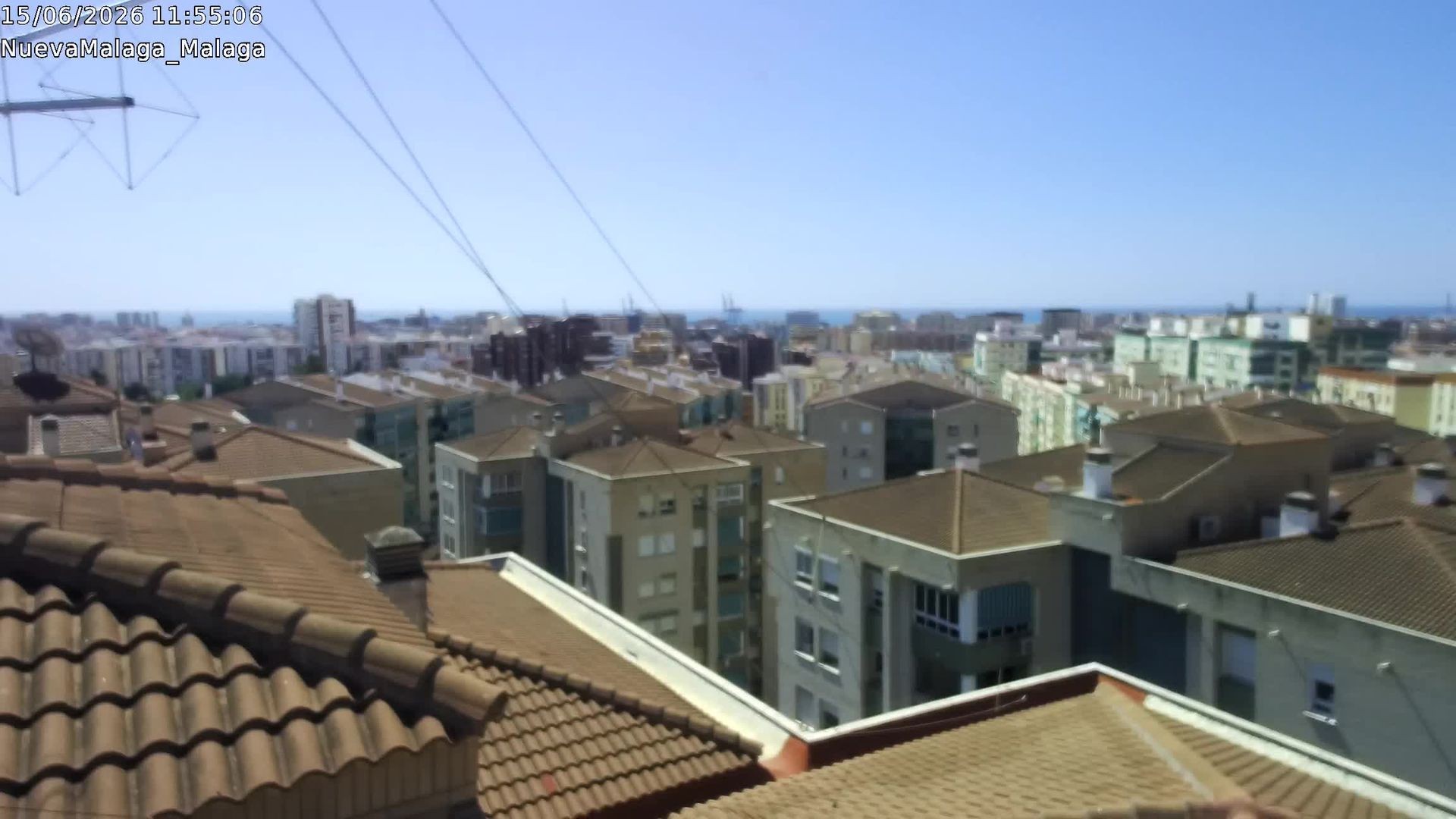 Archived image Webcam Malaga: New Malaga