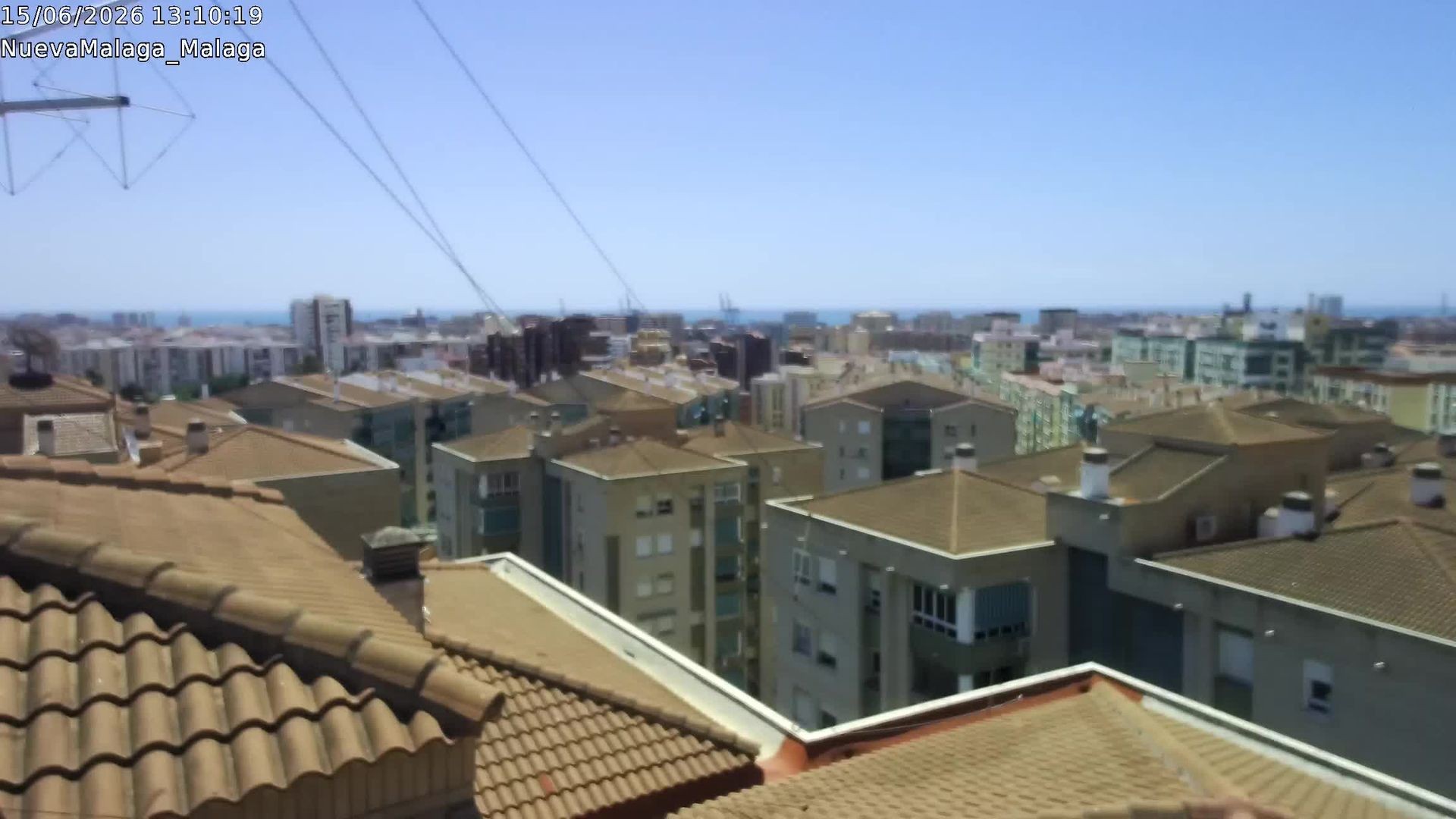 Archived image Webcam Malaga: New Malaga