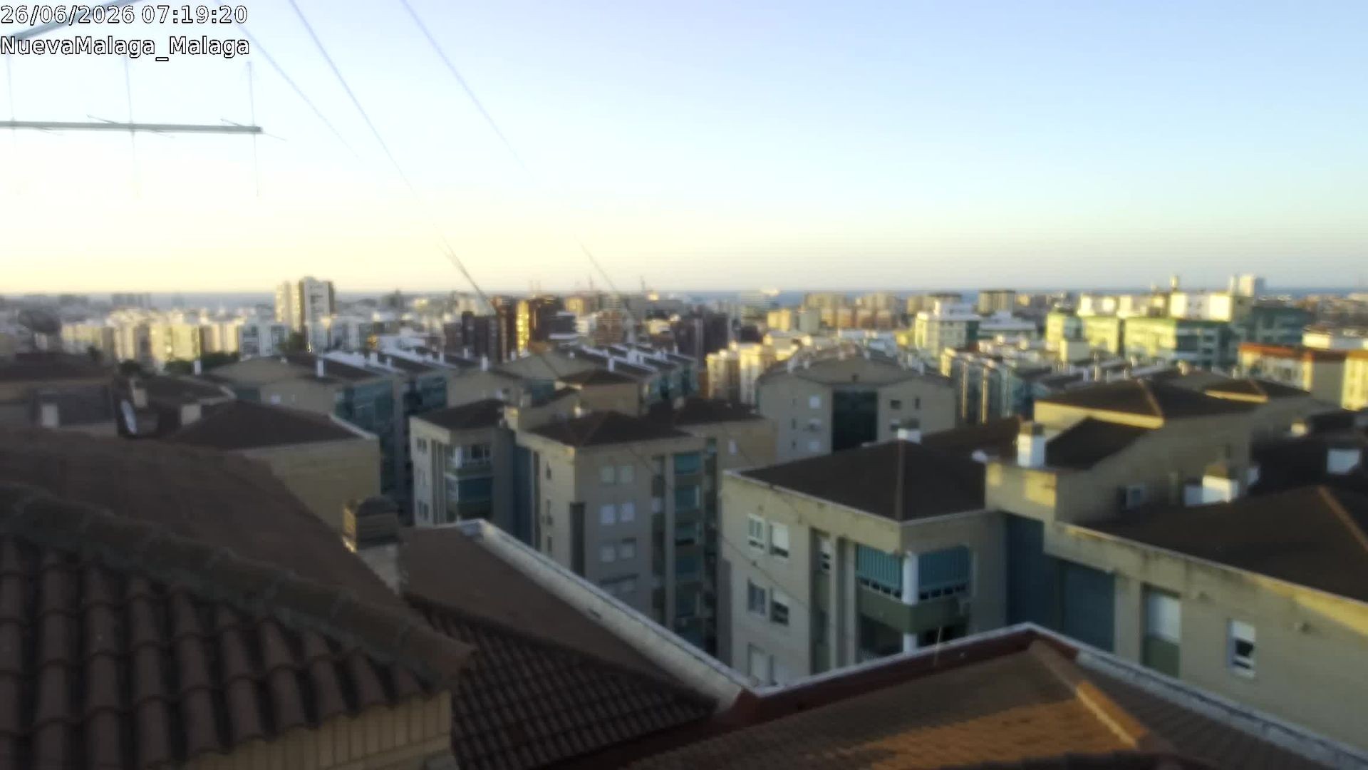 Archived image Webcam Malaga: New Malaga
