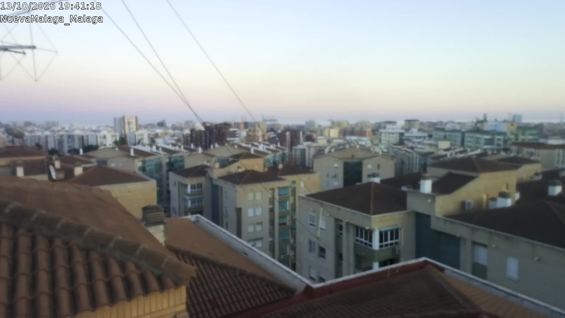 Archived image Webcam Malaga: New Malaga