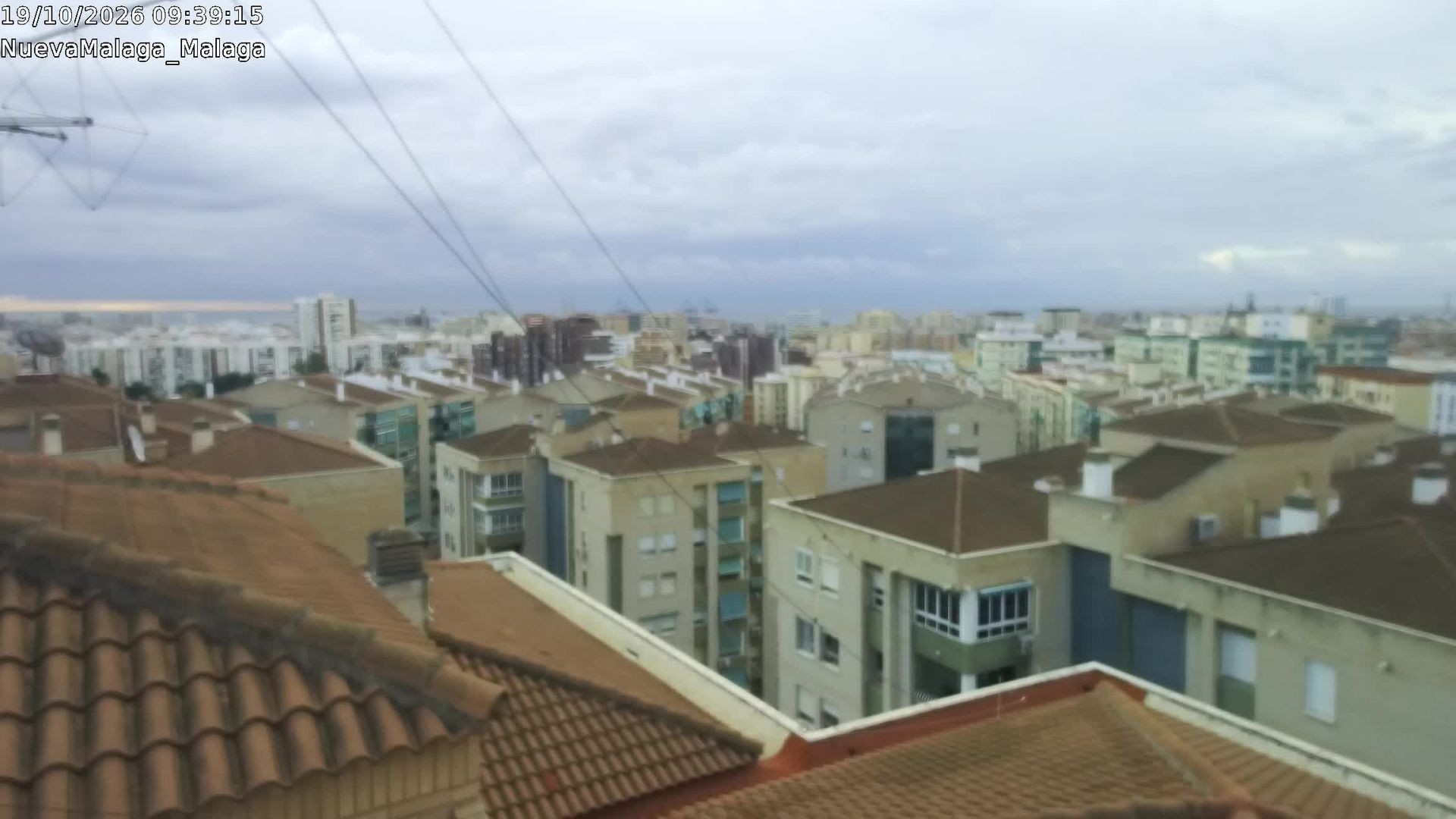 Archived image Webcam Malaga: New Malaga