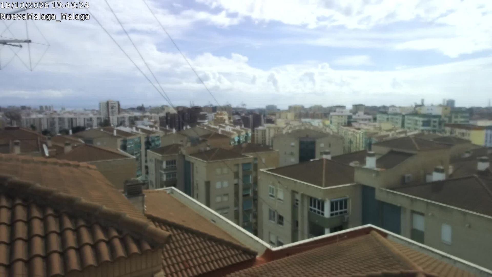Archived image Webcam Malaga: New Malaga