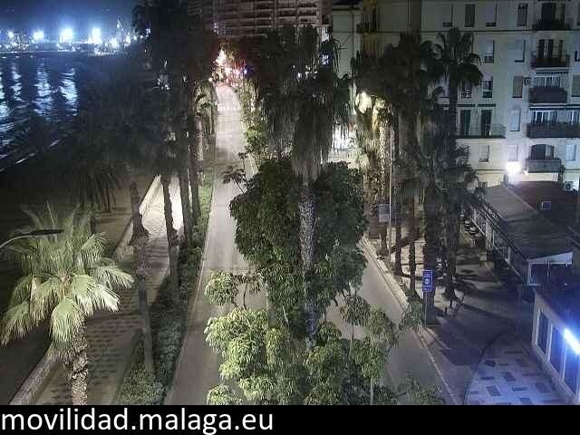 Archiv Foto Webcam Malaga: Strand Malagueta