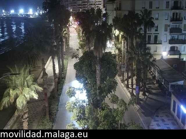 Archiv Foto Webcam Malaga: Strand Malagueta
