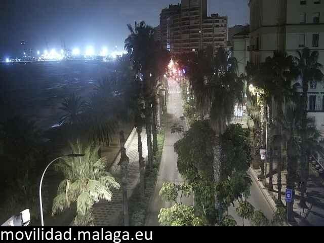 Archiv Foto Webcam Malaga: Strand Malagueta