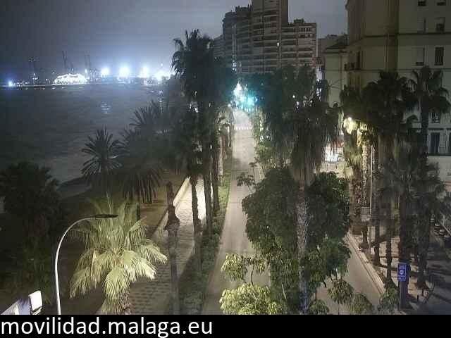 Archiv Foto Webcam Malaga: Strand Malagueta