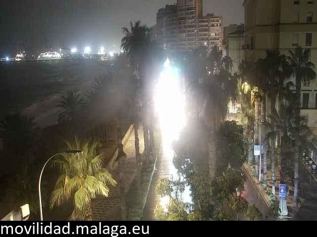 Archiv Foto Webcam Malaga: Strand Malagueta