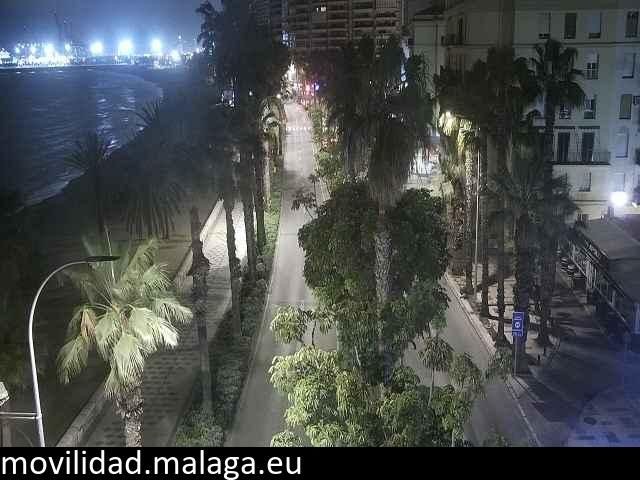 Archiv Foto Webcam Malaga: Strand Malagueta