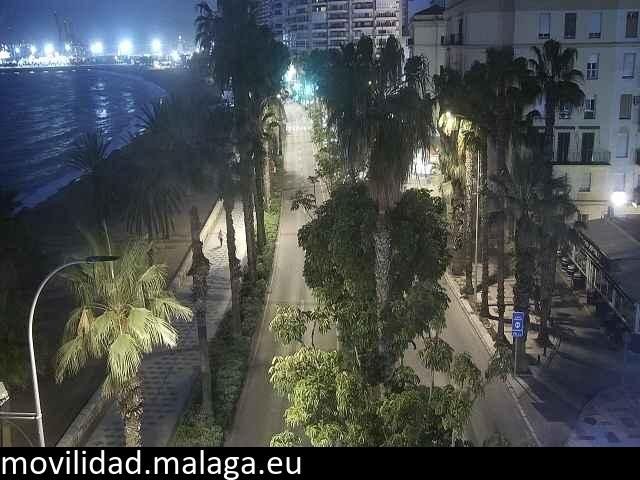 Archiv Foto Webcam Malaga: Strand Malagueta