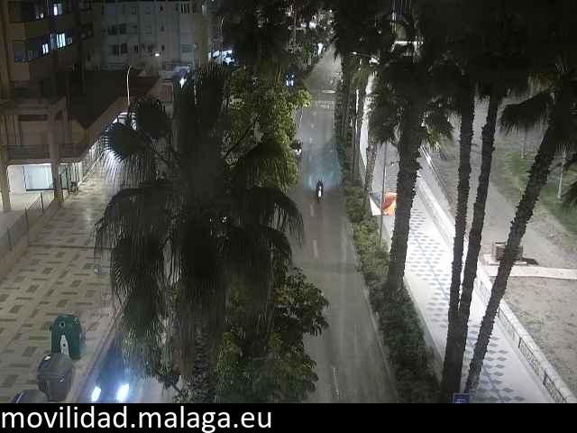 Archiv Foto Webcam Malaga: Strand Malagueta