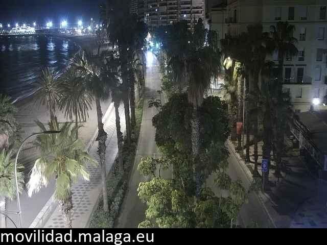 Archiv Foto Webcam Malaga: Strand Malagueta