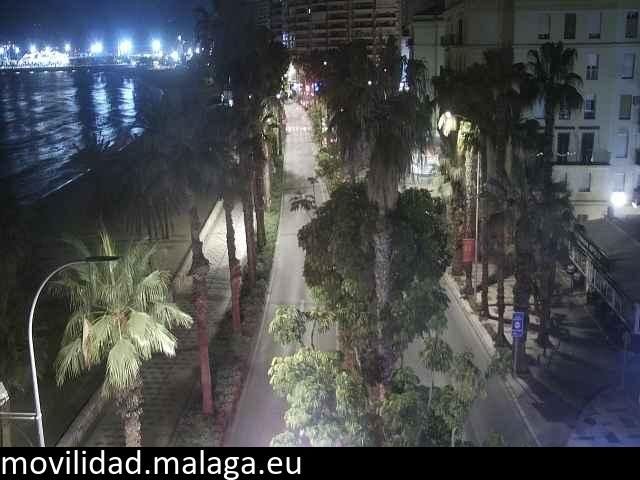 Archiv Foto Webcam Malaga: Strand Malagueta