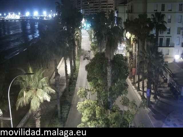 Archiv Foto Webcam Malaga: Strand Malagueta