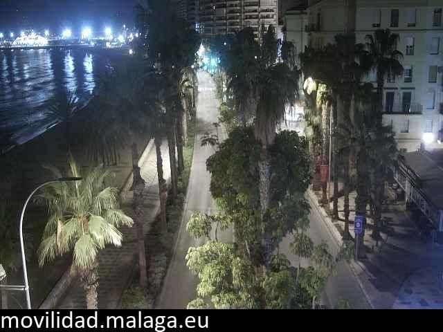 Archiv Foto Webcam Malaga: Strand Malagueta