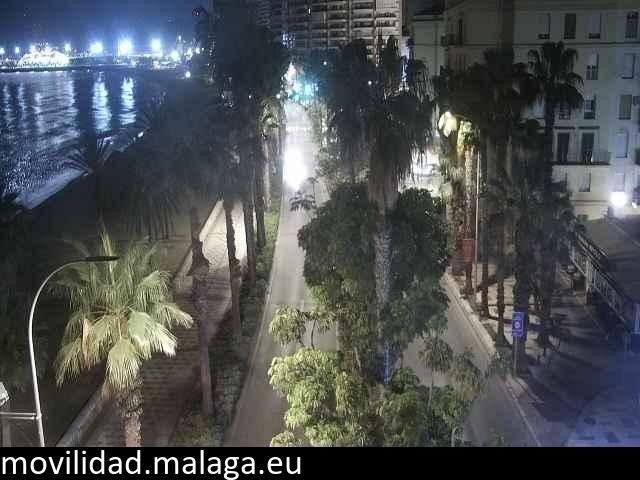 Archiv Foto Webcam Malaga: Strand Malagueta