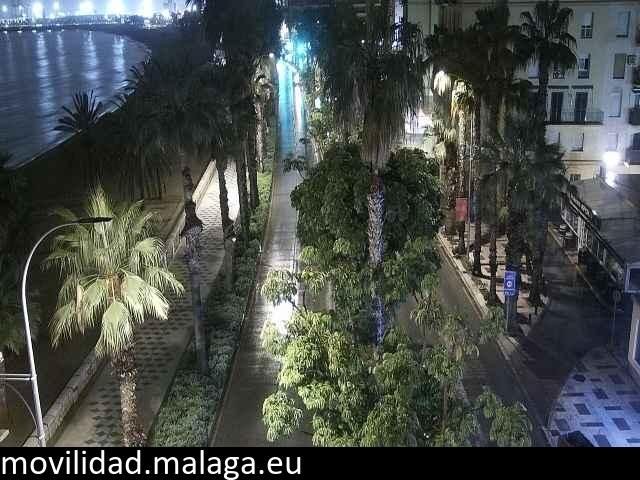 Archiv Foto Webcam Malaga: Strand Malagueta