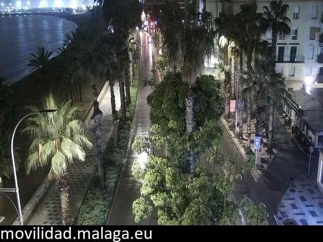 Archiv Foto Webcam Malaga: Strand Malagueta