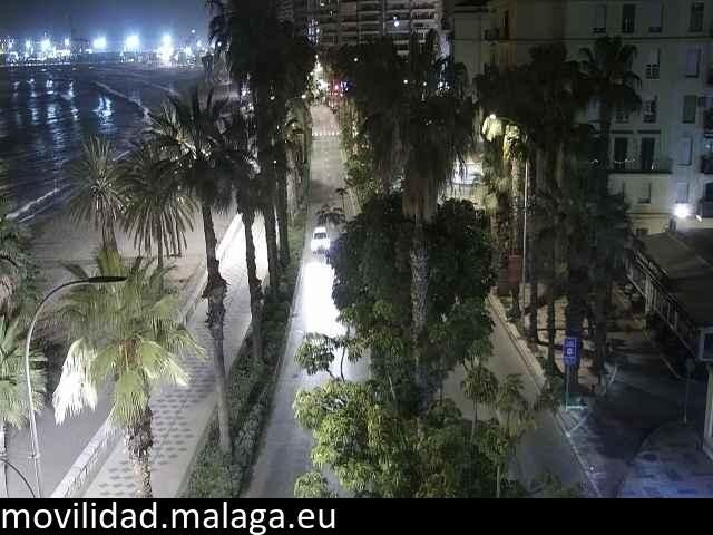Archiv Foto Webcam Malaga: Strand Malagueta