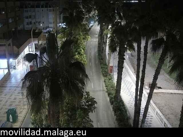 Archiv Foto Webcam Malaga: Strand Malagueta
