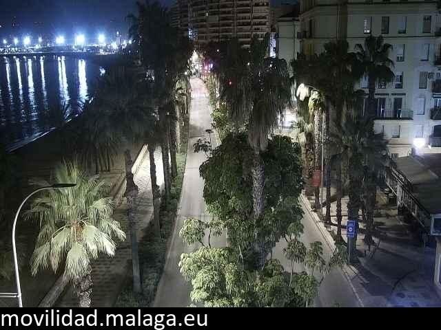Archiv Foto Webcam Malaga: Strand Malagueta