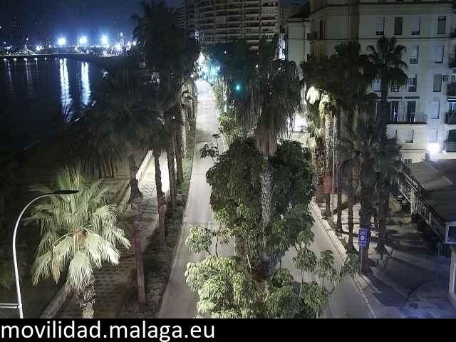 Archiv Foto Webcam Malaga: Strand Malagueta