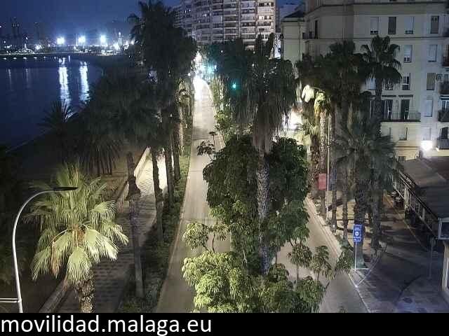 Archiv Foto Webcam Malaga: Strand Malagueta