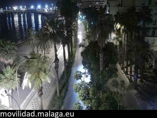 Archiv Foto Webcam Malaga: Strand Malagueta