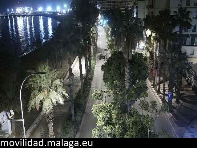 Archiv Foto Webcam Malaga: Strand Malagueta