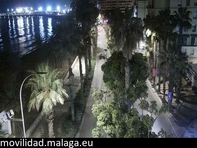 Archiv Foto Webcam Malaga: Strand Malagueta