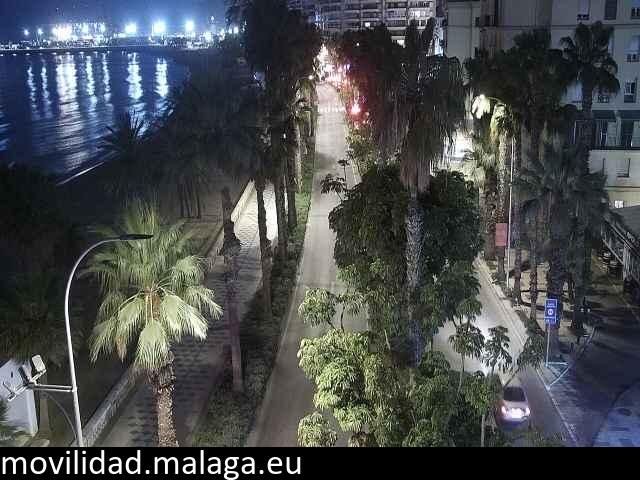 Archiv Foto Webcam Malaga: Strand Malagueta